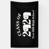 2020年転が卒業のトイレ紙のおもしろい授業 横断幕 (縦)