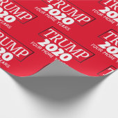 2020年選再トランプ2020年4年追加 ラッピングペーパー (角)