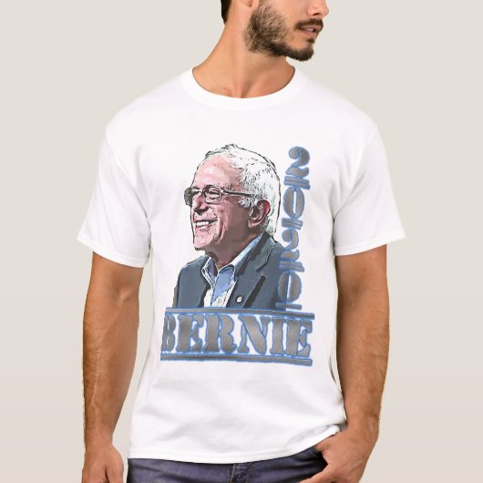 2020年選挙バーニーサンダースサポートシャツ Tシャツ (正面)