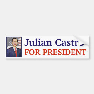 2020年選挙大統領のユリウス・カストロ バンパーステッカー