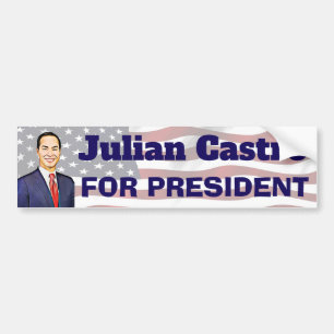 2020年選挙大統領のユリウス・カストロ バンパーステッカー