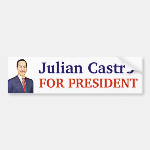 2020年選挙大統領のユリウス・カストロ バンパーステッカー