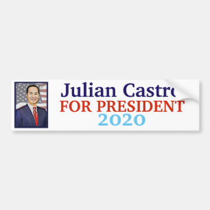 2020年選挙大統領のユリウス・カストロ バンパーステッカー