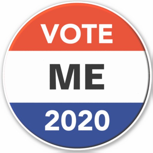 2020年選挙大統領の選挙運動 シール (正面)