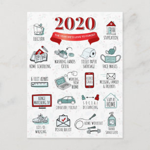 2020年隔離生活記念リスト シーズンポストカード