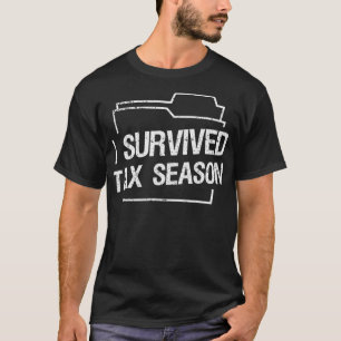 2020年面白い税の日Tシャツ 私は税シーズンを生き残った ギフト Tシャツ