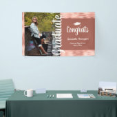 2020年1回フォト卒業パーティーピンク 横断幕 (トレードショー)