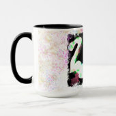 2020年1年の醜い動揺して美術と文字 マグカップ (左)