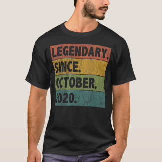2020年10月2日の誕生日から2歳の伝説 Tシャツ