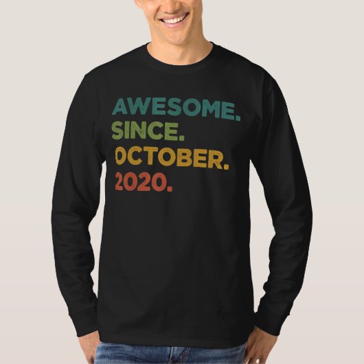 2020年10月2日素晴らし生田以来2歳 Tシャツ (正面)