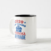 2020年100年の女性参政権 ツートーンマグカップ (正面左)
