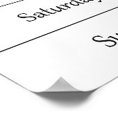 2020年12月週間番号付きプランナーカレンダー ポスター (角)