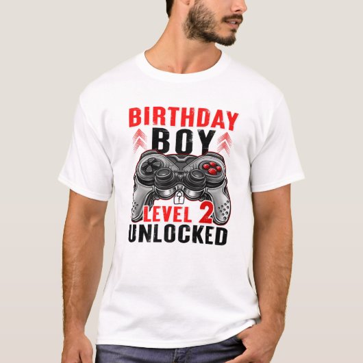 2020年2回目素晴らしの誕生日からレベル2のロック解除G Tシャツ (正面)