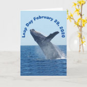 2020年2月29日閏日 カード (黄色い花)