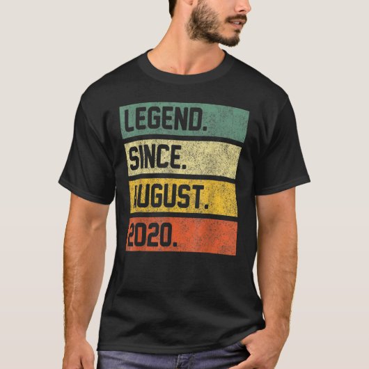 2020年2誕生日威厳がある以来2年の伝説 Tシャツ (正面)