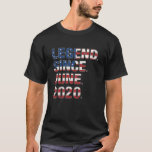 2020年6月以来の子供の第2の誕生日の伝説アメリカ国旗 Tシャツ<br><div class="desc">2020年6月以来の子供の第2の誕生日の伝説アメリカ国旗2歳。</div>
