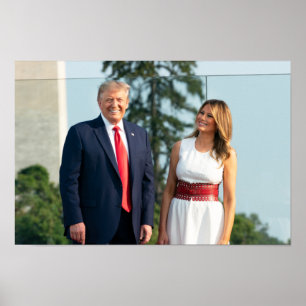 2020年7月4日、Donald Trump & Melania ポスター