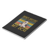 2020年8月のグレートピレネーズ犬との誕生日 ノートパッド (回転)
