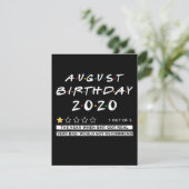 2020年8月の誕生日は本当に最悪だった 招待状 (スタンド正面)