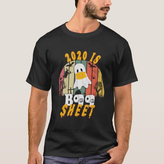2020年 お化けハロウィーン ゴーストウェア シート Tシャツ (正面)
