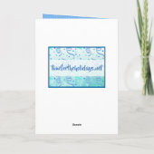 2020年、ばいばい！お尻にキスして Funny New Year's カード (裏面)