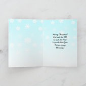 2020年、メリー·クリスマス·小妖精や小人 カード (内部)