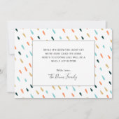 2020年COVIDのおもしろい新年を迎える シーズンカード (裏面)