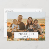 2020年COVIDのおもしろい新年を迎える シーズンポストカード (正面/裏面)