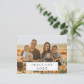 2020年COVIDのおもしろい新年を迎える シーズンポストカード (スタンド正面)