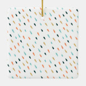 2020年COVIDクリスマスおもしろいの平和 セラミックオーナメント (裏面)