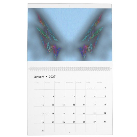 2020年Frakblotカレンダー カレンダー (1月 2027)