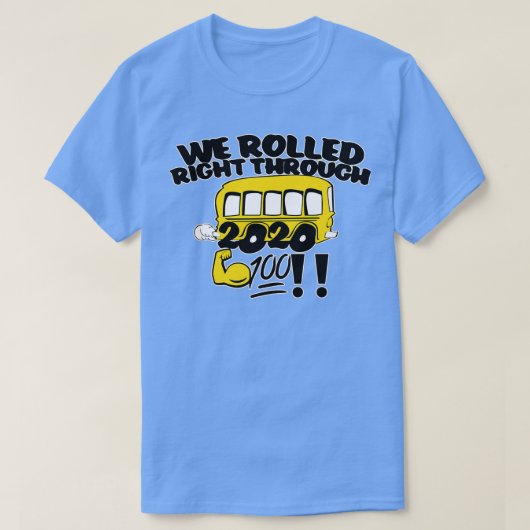 2020年PLを通転がしてのスクールバスドライバー Tシャツ (デザイン正面)