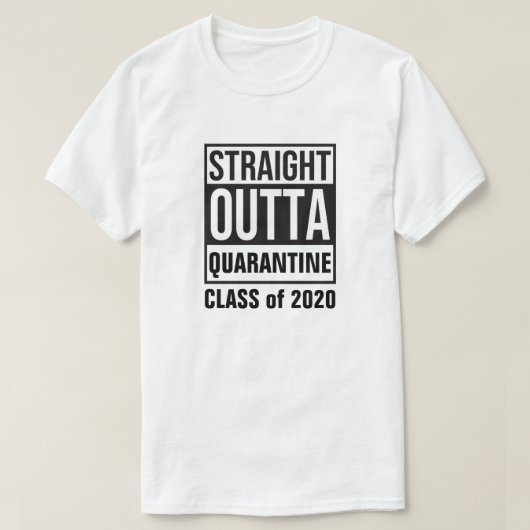 2020年Tシャツのストレートアウトタ検疫クラス Tシャツ (デザイン正面)