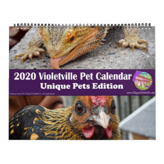 2020年Violetville Pet Calendar〜 Pet ユニーク Edition カレンダー