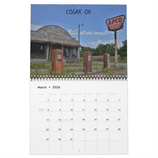 2020忘れ年 カレンダー (3月 2026)