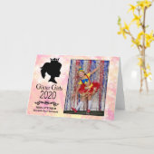 2020恋しく思年10月 カード (黄色い花)