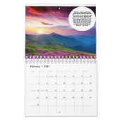 2020感動的引用文予定表 カレンダー (2月 2027)