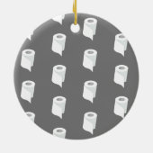 2020我々は検疫ファミリーをおもしろい推奨しない セラミックオーナメント (裏面)