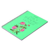 2020日次支出元帳ピンク·ピーニー財務 ノートブック (左側)