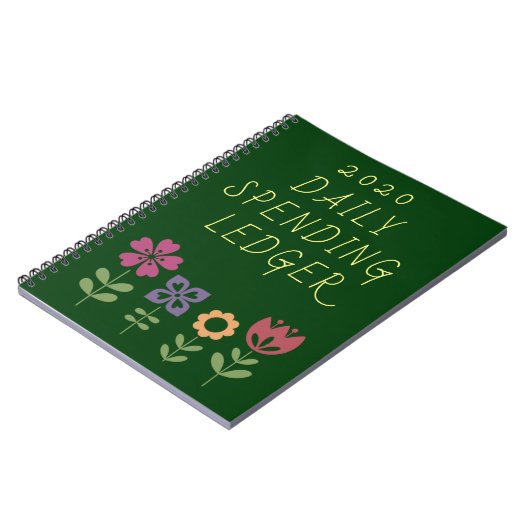 2020日次支出元帳財務の増加 ノートブック (左側)