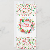 2020明けましておめでとう! クリスマスの冬休み カード (正面)