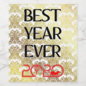 2020最高の年のラットワインラベル ワインラベル (シングルラベル)