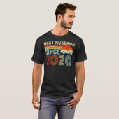 2020最高の年2周年を迎え結婚て夫 Tシャツ (正面フル)