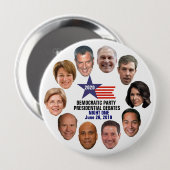 2020民主的パーティー論争ナイト・ワン 缶バッジ (正面&裏面)