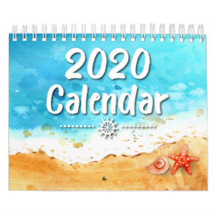 2020水彩海シーライフカレンダー カレンダー
