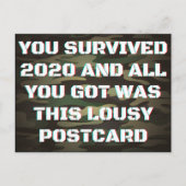 2020生き延び年おもしろい初 ポストカード (正面)