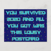 2020生き延び年おもしろい正月 ポストカード (正面)