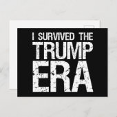 2020生き延び年のトランプ時代の選挙アンチトランプ ポストカード (正面/裏面)