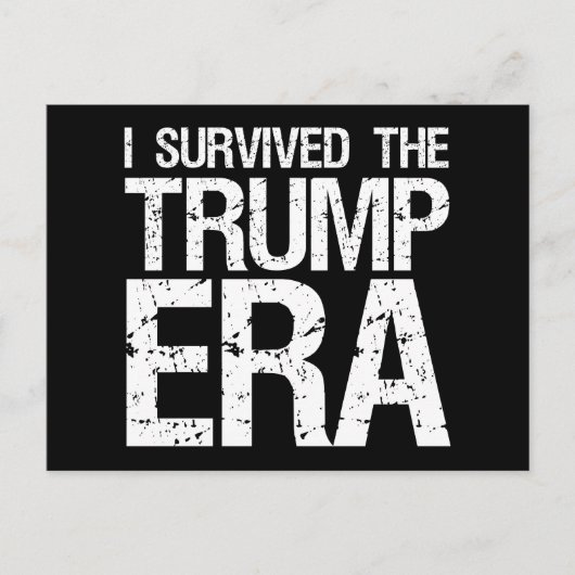 2020生き延び年のトランプ時代の選挙アンチトランプ ポストカード (正面)