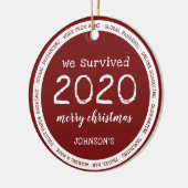 2020生き延び年名 セラミックオーナメント (左)